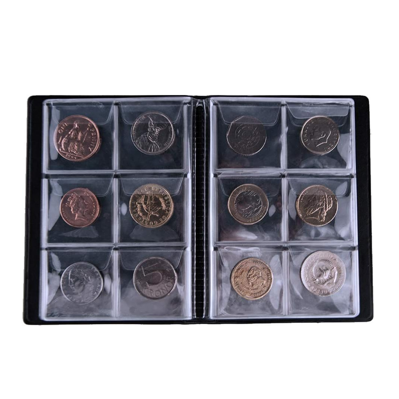 60Pocket Coin Collection Album - Binding Comb Plastic reseña y precio