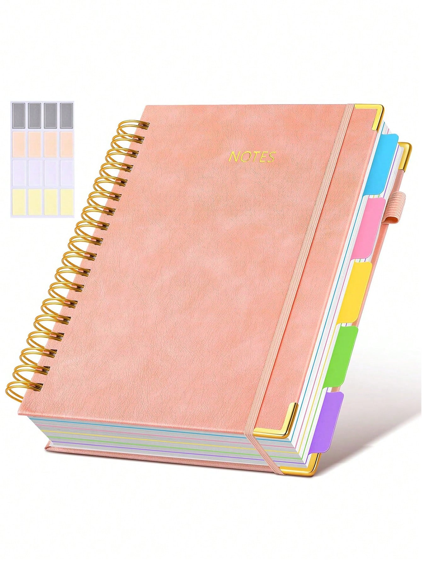 1PC Hardcover Spiral Notebook  - Journal Leather Hardcover reseña y precio