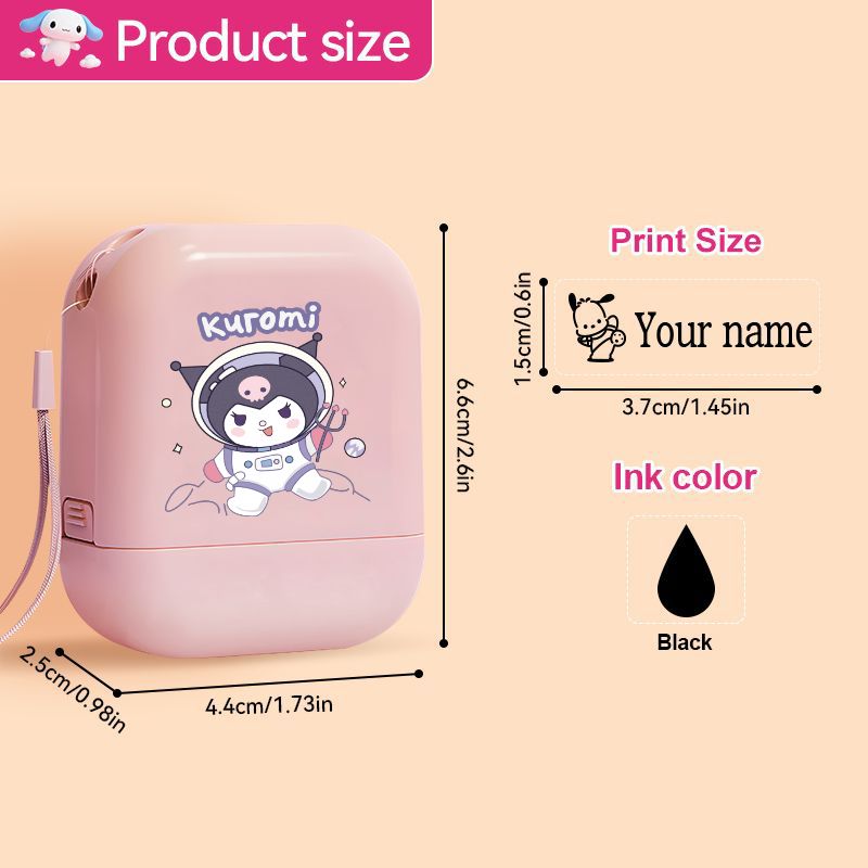 Sanrio DIY Custom Name Stamp-C - Ideal Stationery & Office Supply reseña y precio