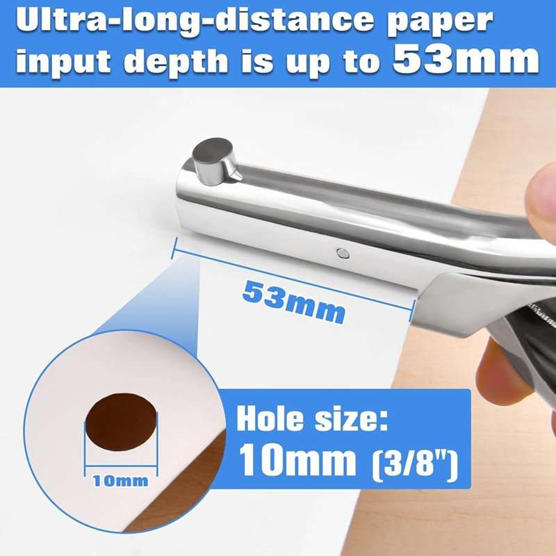 Deep Throat Heavy Duty Hand He - Paper Punch 3 Hole reseña y precio