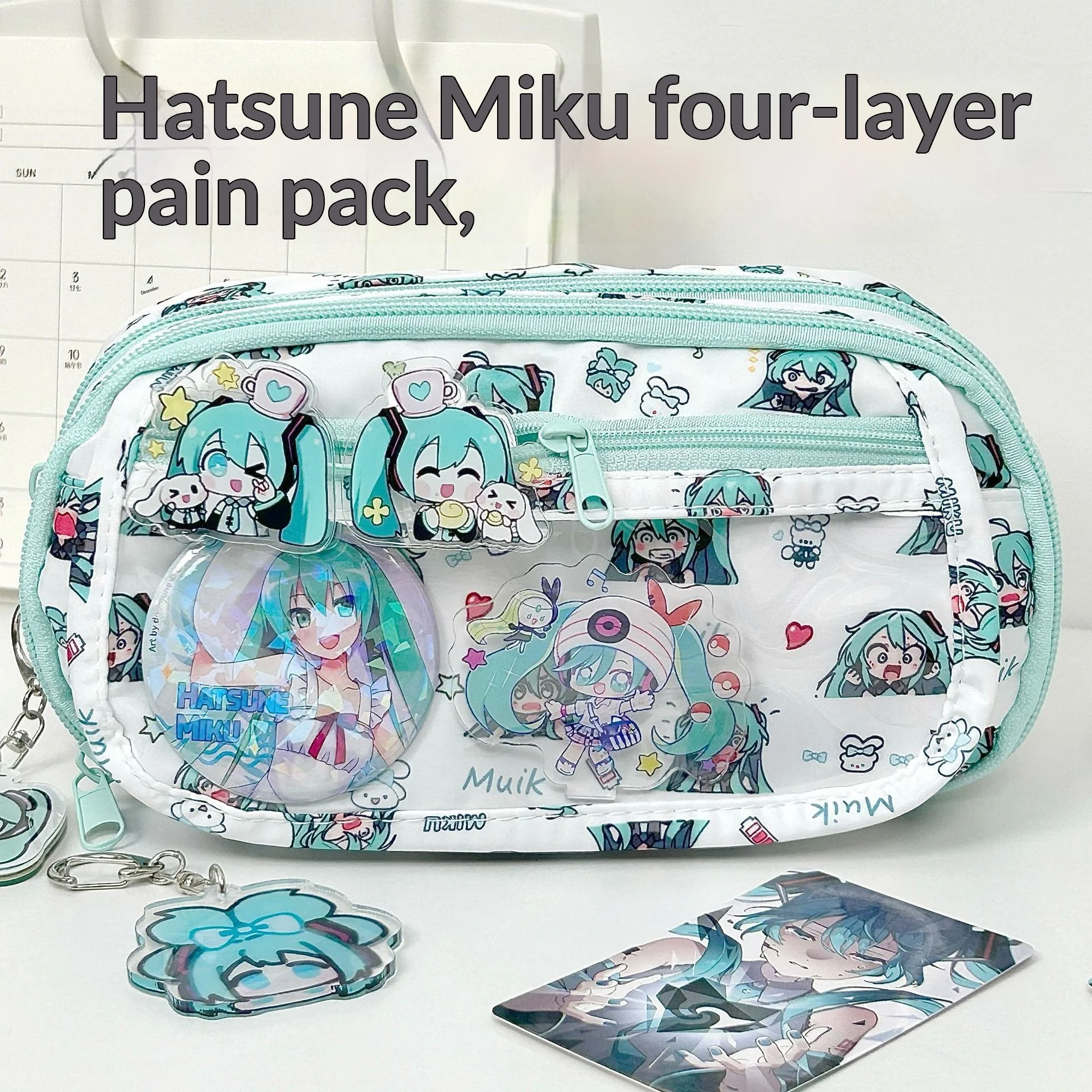 Hatsune Miku Cute Large Capaci - Pencil Case Large reseña y precio