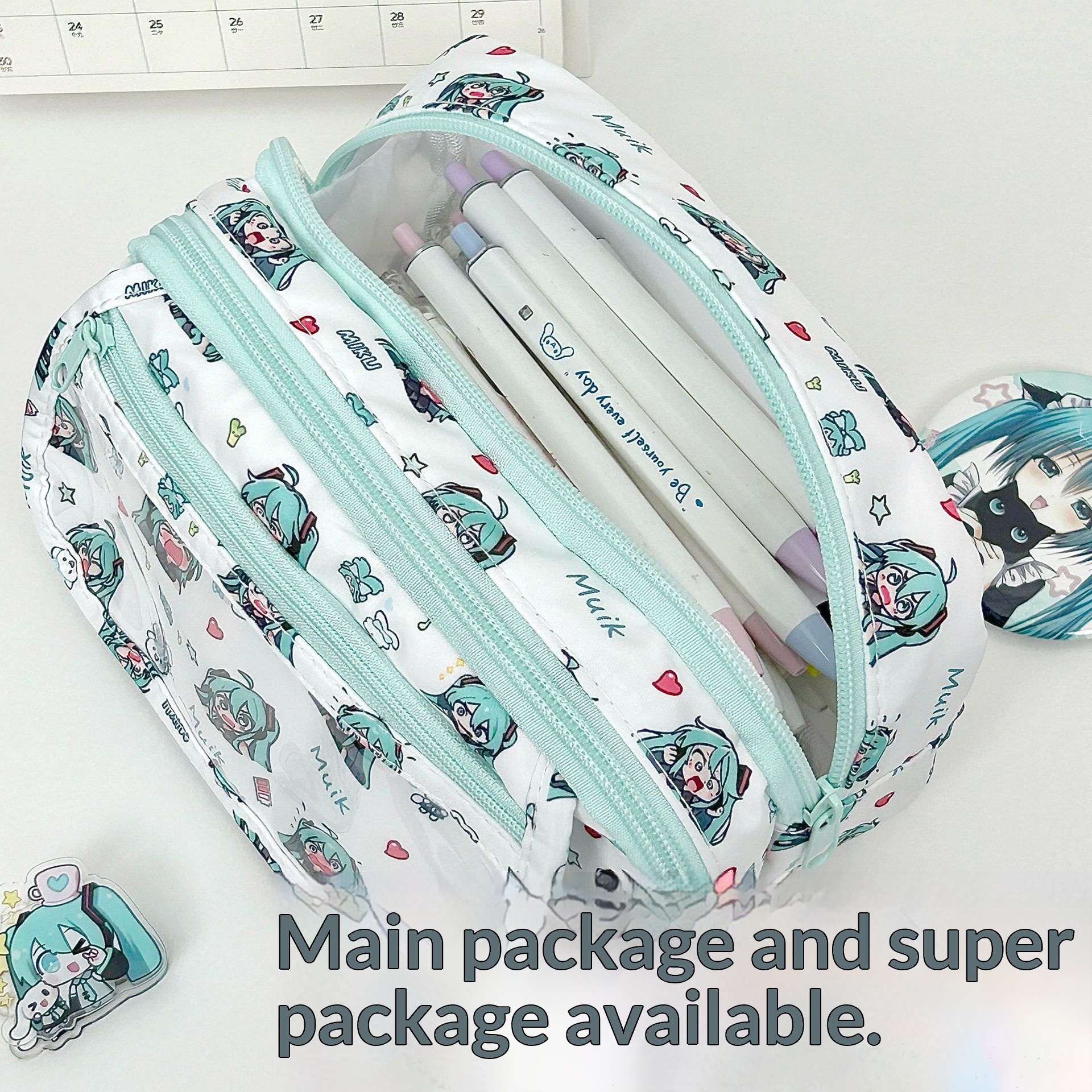 Hatsune Miku Cute Large Capaci - Pencil Case Large reseña y precio