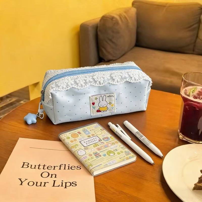 Minimalist Miffy Polka Dot Pen - Pencil Case Large reseña y precio