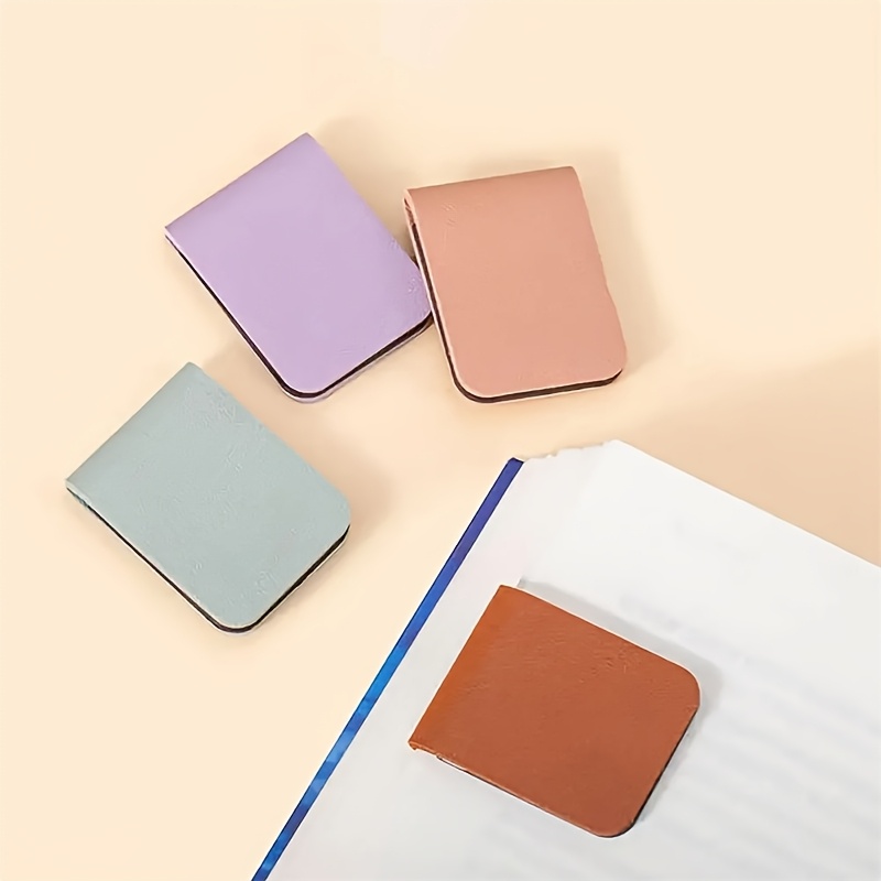 Multicolor Rectangular Leather - Bookmark Magnetic Clip reseña y precio