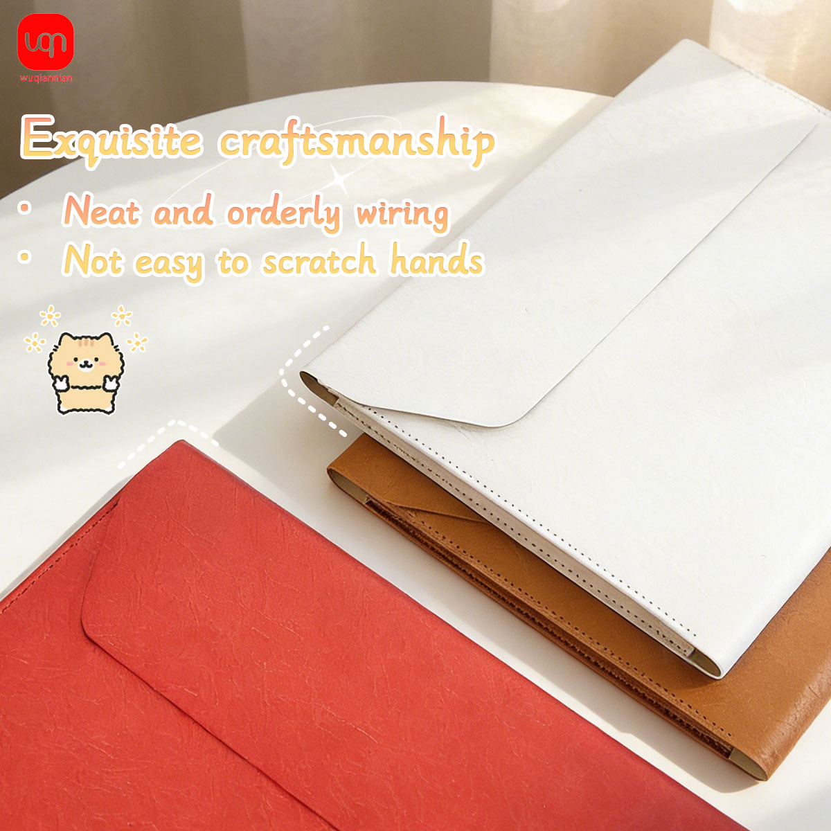 WQN-1PC A4 leather business do - Stationery Supplies Business reseña y precio