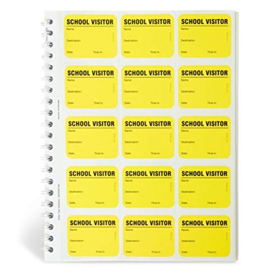 School Visitor Log Book Spiral - Carbon Copy Book reseña y precio