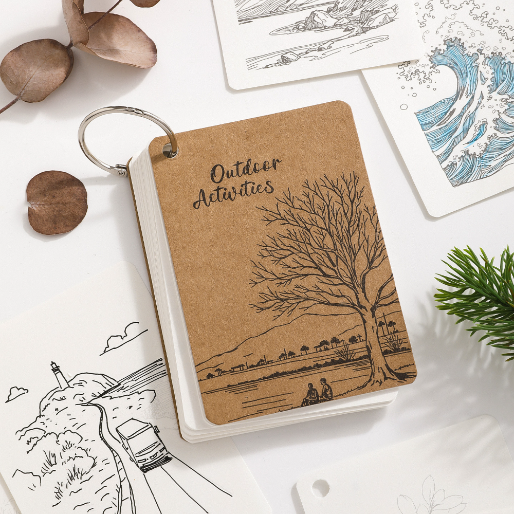 Coloring Book Portable Loose L - Art Sketchbook Ring reseña y precio