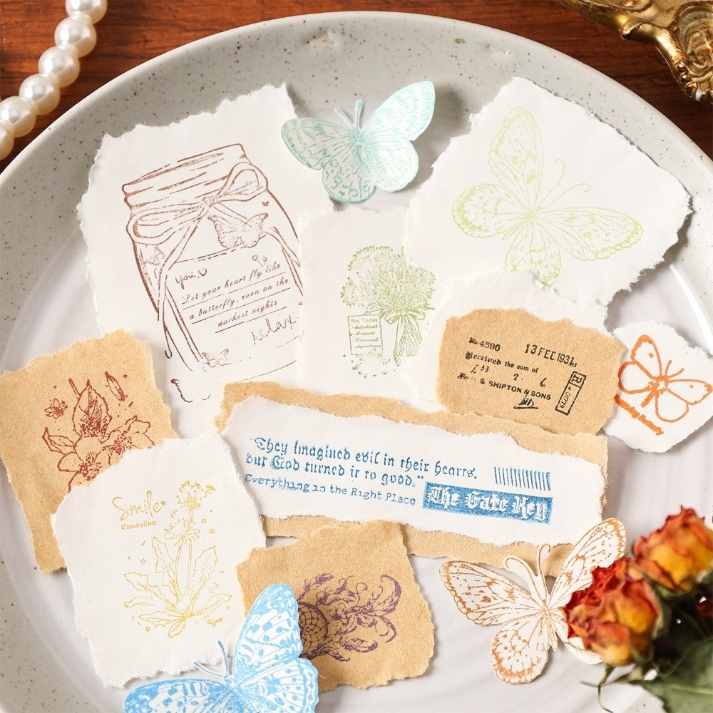 New Colorful Vintage Ink Pad E - Self Inking Stamp reseña y precio