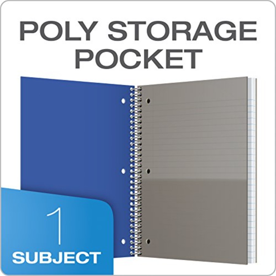 Spiral Notebooks, 1 Subject, C - Paper Punch 3 Hole reseña y precio