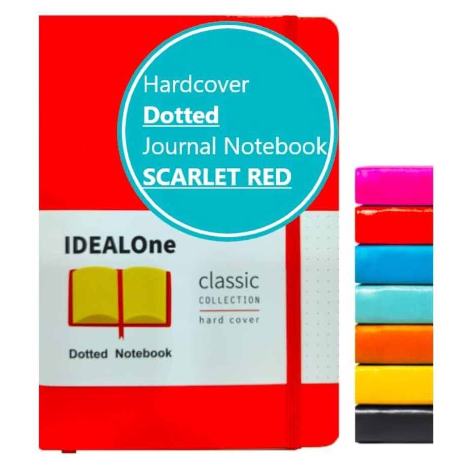 Dotted Hardcover Leather Noteb - Journal Leather Hardcover reseña y precio