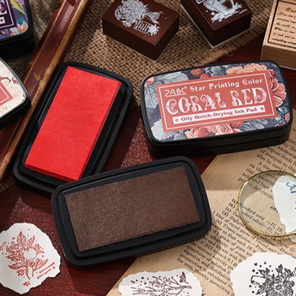 New Colorful Ink Pad Rectangul - Self Inking Stamp reseña y precio