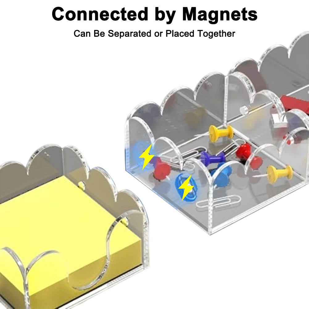 Magnetic 3-in-1 Acrylic Sticky - Paperclip Magnetic Set reseña y precio