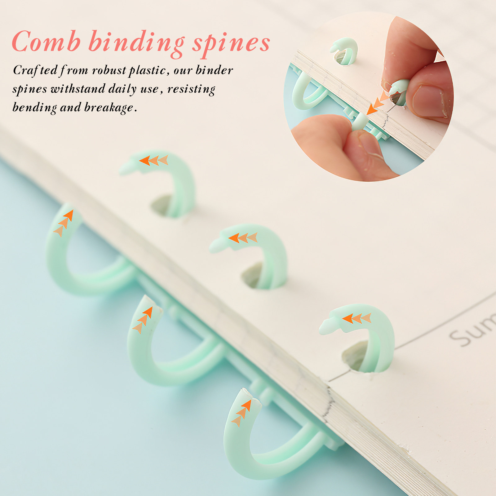 12Pcs Binding Spine Plastic Ri - Binding Comb Plastic reseña y precio