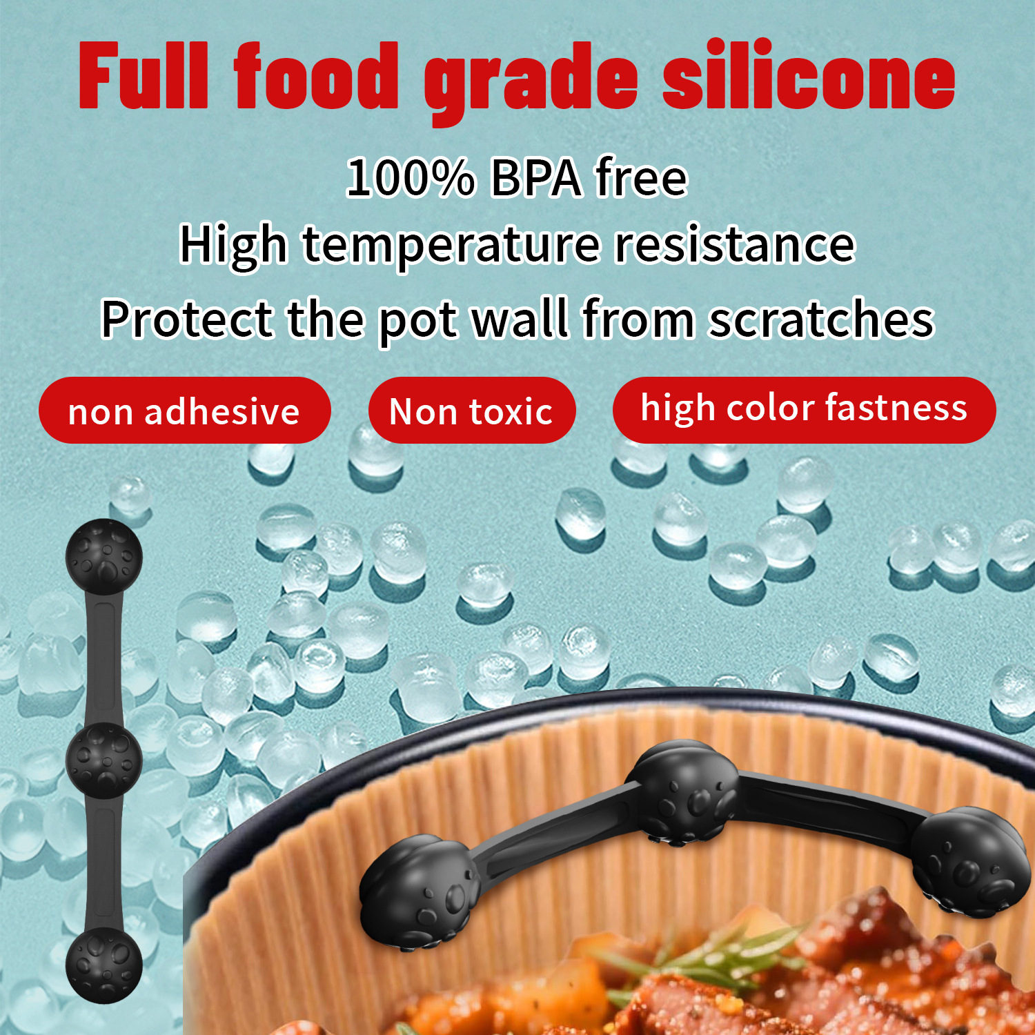1/2sets Silicone Air Fryer Mag - Paperclip Magnetic Set reseña y precio