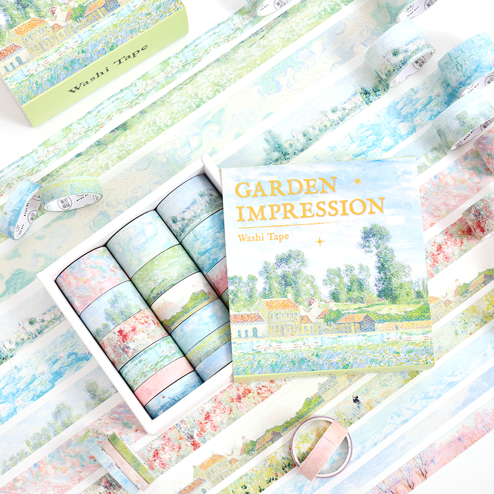 20 Rolls Vintage Garden Washi  - Washi Tape Set reseña y precio