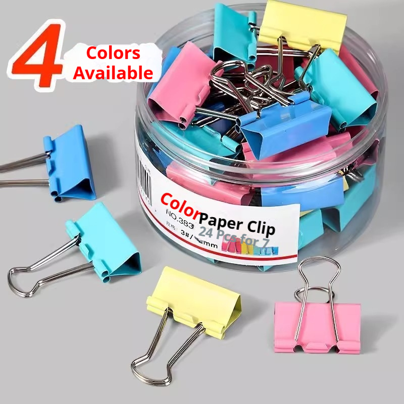 Colored Binder Clips Mixed Col - Binder Clip Assorted reseña y precio