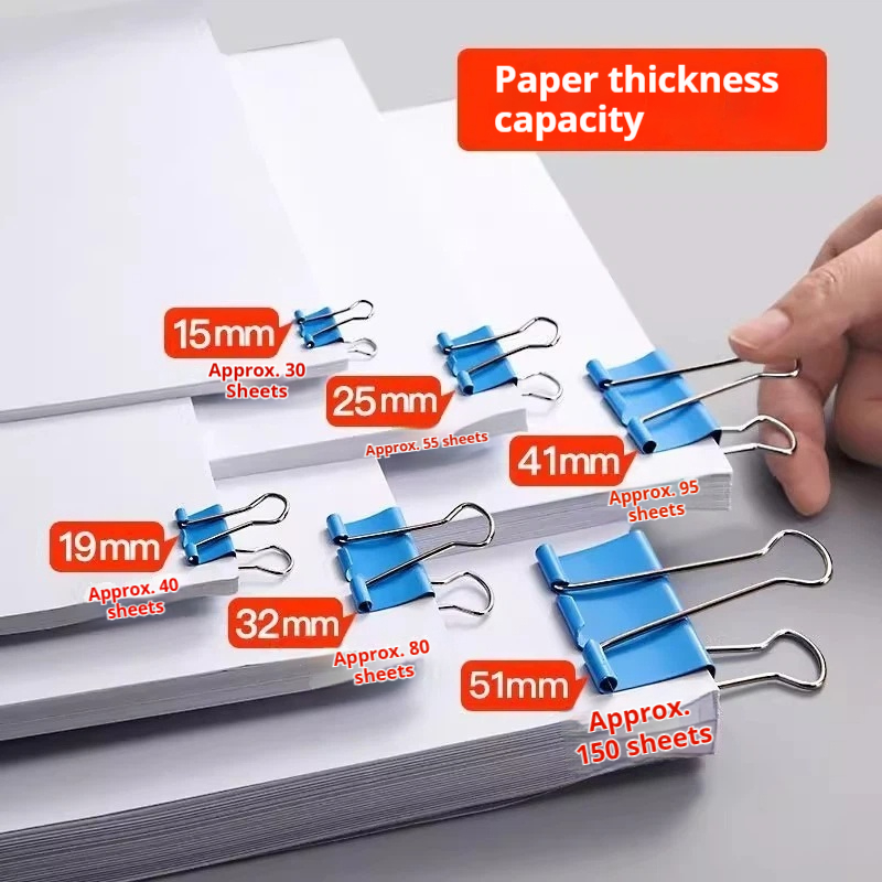 Colored Binder Clips Mixed Col - Binder Clip Assorted reseña y precio
